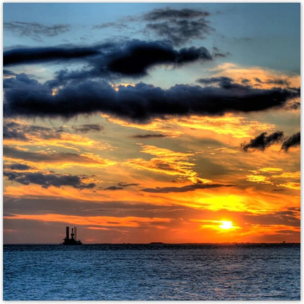 Poszterek 100x100 Lenyugvó nap