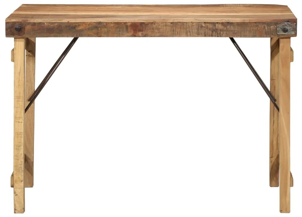 Étkezőasztal 110x55x76 cm Tömör újrahasznosított fa