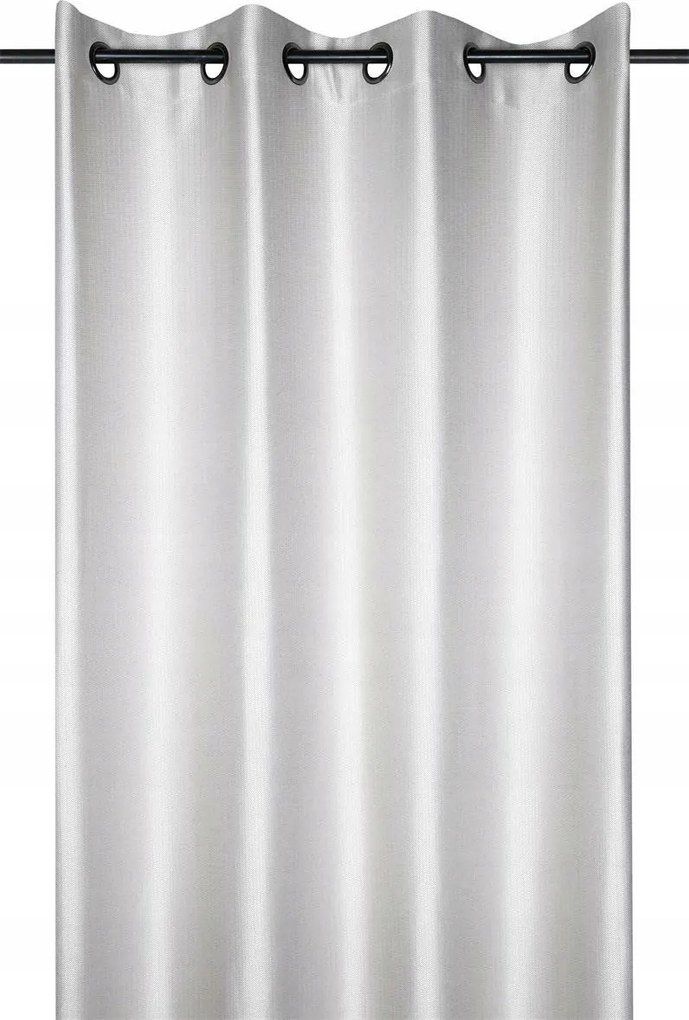 Készfüggöny Edimbourg 140x260 ezüst sötétítő halszálka vastag
