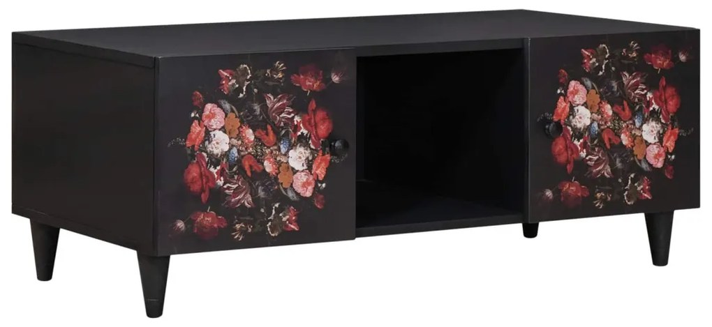 vidaXL Dohányzóasztal Sokszínű 100 x 54 x 40 cm Tömör Mangófát