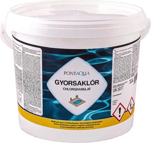 Gyorsaklór gyorsan oldódó klóros fertőtlenítószer 3 kg