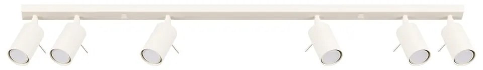 Krémszínű spotlámpa 6x117 cm Etna – Sollux