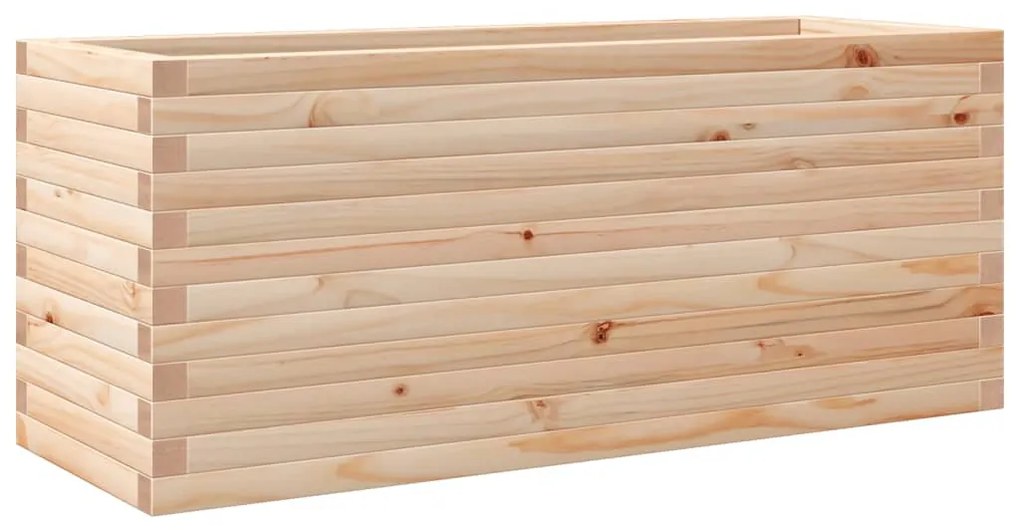 tömör fenyő kerti virágláda 110 x 40 x 45,5 cm