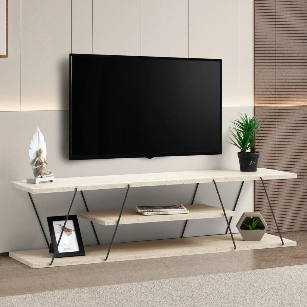 TV asztal Canaz Fekete