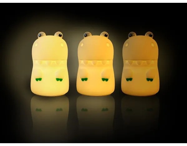 MegaLight - LED RGB Dimmelhető újratölthető gyermek érintős lámpa DIGGY DINO LED/5V