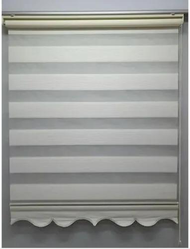 Rakott sávos roló, dupla roló, zebra roló, 95×200 cm, fehér
