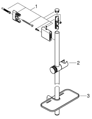 GROHE 26603000 - Zuhanyrúd RAINSHOWER SMARTACTIVE 900 mm fényes króm