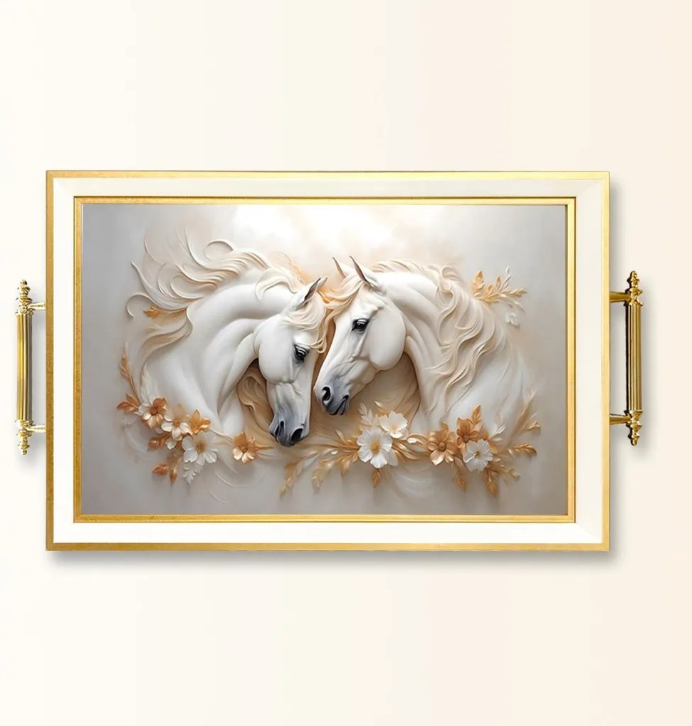 Üveg tálca, 38×24 cm – TPB9804