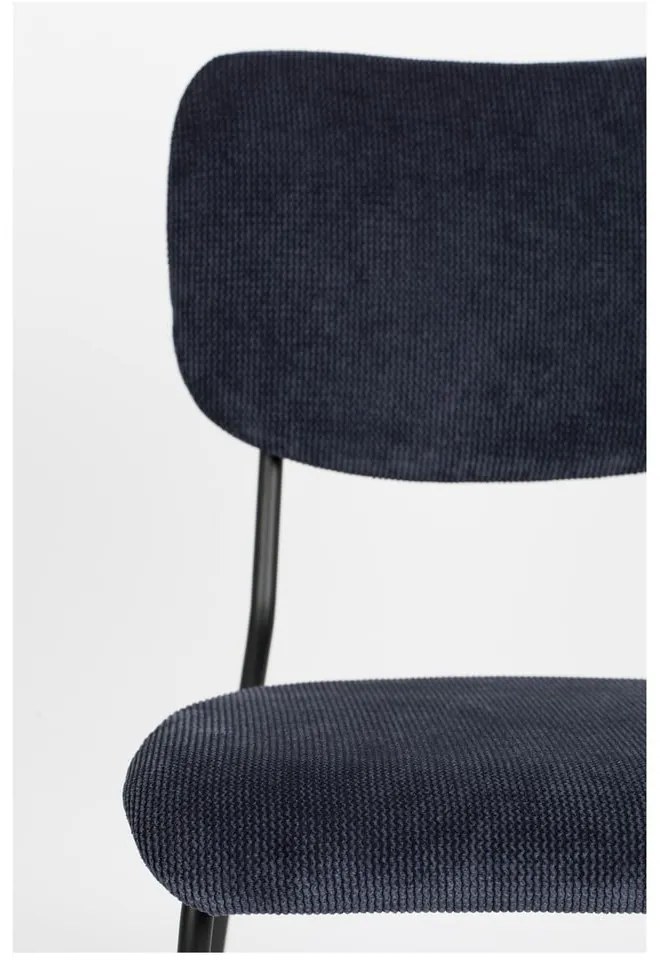 Sötétkék étkezőszék szett 2 db-os Benson – Zuiver
