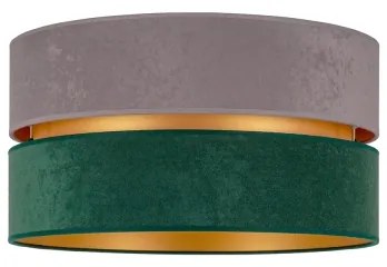 Duolla - Mennyezeti lámpa DUO 1xE27/15W/230V átm. 40 cm szürke/zöld/arany