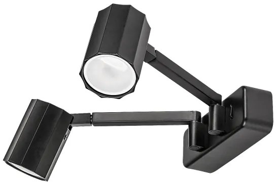 Rabalux 73028 - Fali spotlámpa KARTER 2xGU10/5W/230V