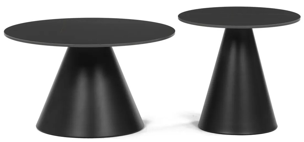 F4118 BK konferenciaasztal-készlet, márvány, 2 db