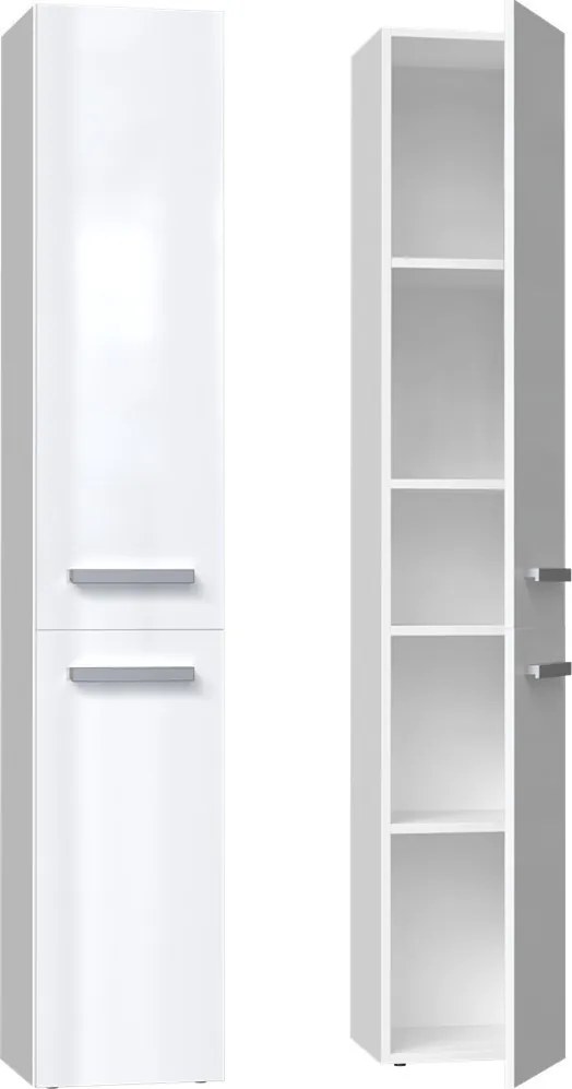 Nel II fürdőszoba szekrény, fényes fehér