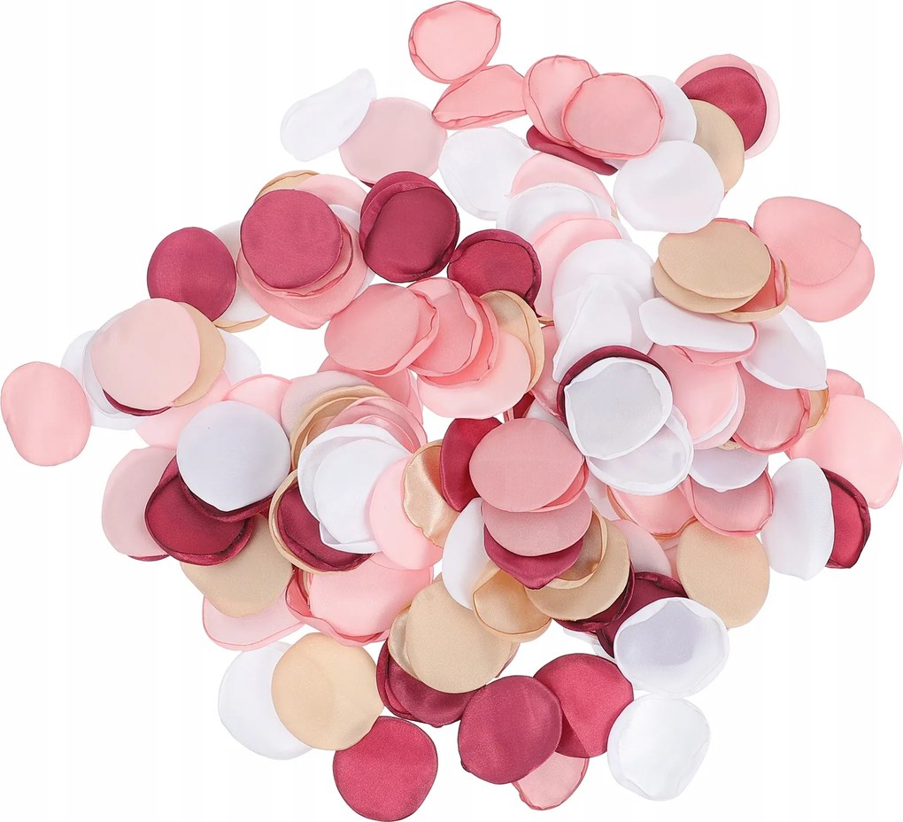 200 db Mesterséges díszítő rózsaszirmok színes