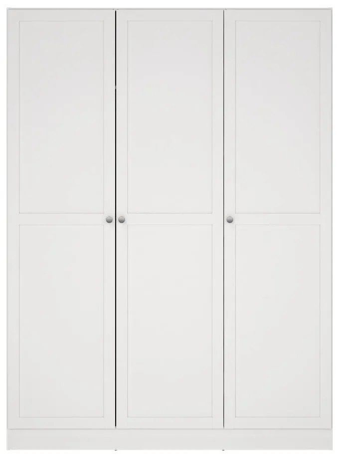 Fehér ruhásszekrény 147x200 cm Billund – Tvilum