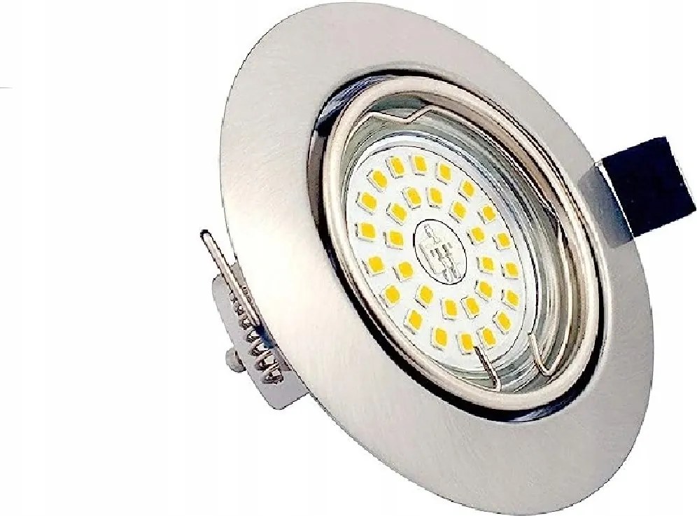 6PCS Süllyesztett mennyezeti lámpatest 7 W GU10 90 cm ezüst