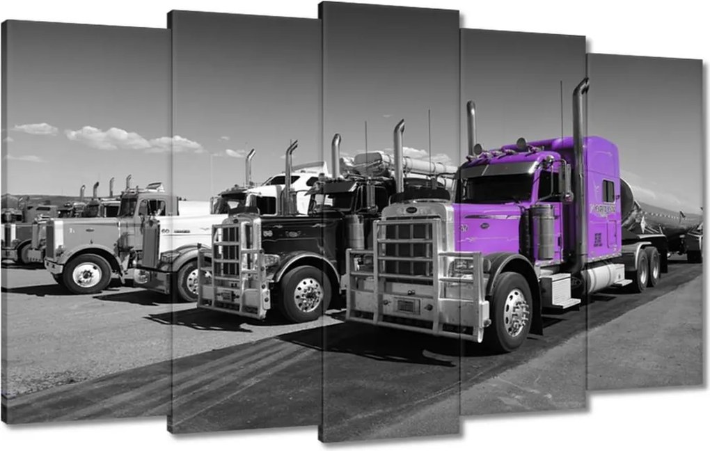 Festmények 100x60 Teherautó