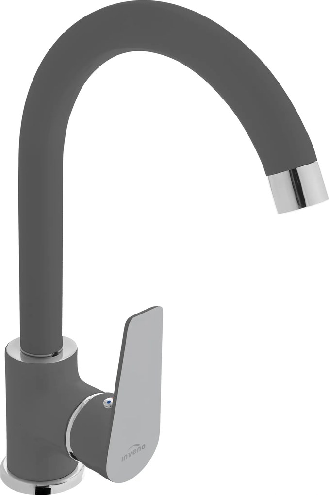 Álló gömb mosogató csaptelep Inv.dokos Wyl.l Grafit-króm