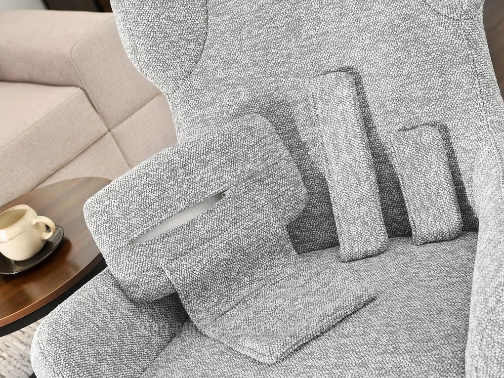 Fotel Irma (szürke + fekete). 1110069