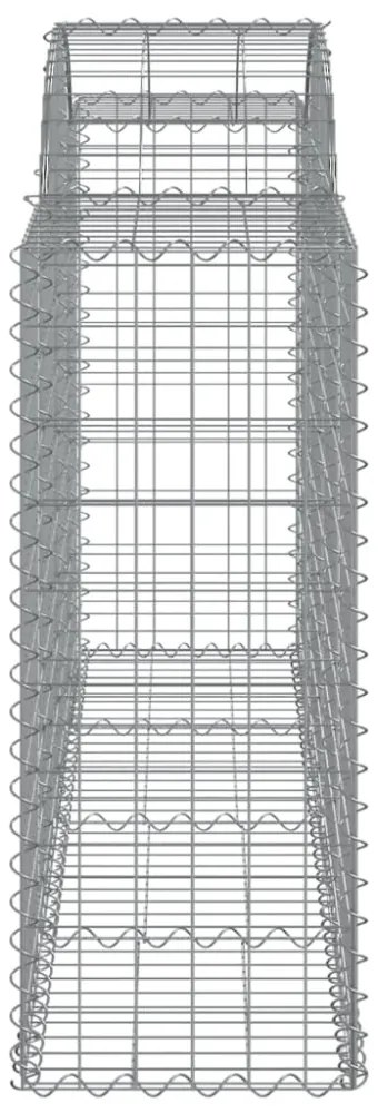 50 db íves horganyzott vas gabion kosár 200x50x100/120 cm