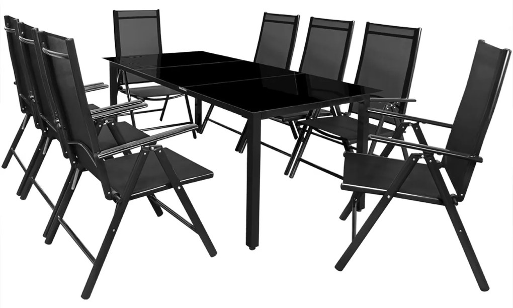 Deuba Alumínium garnitúra Alu 1+8 - antracit