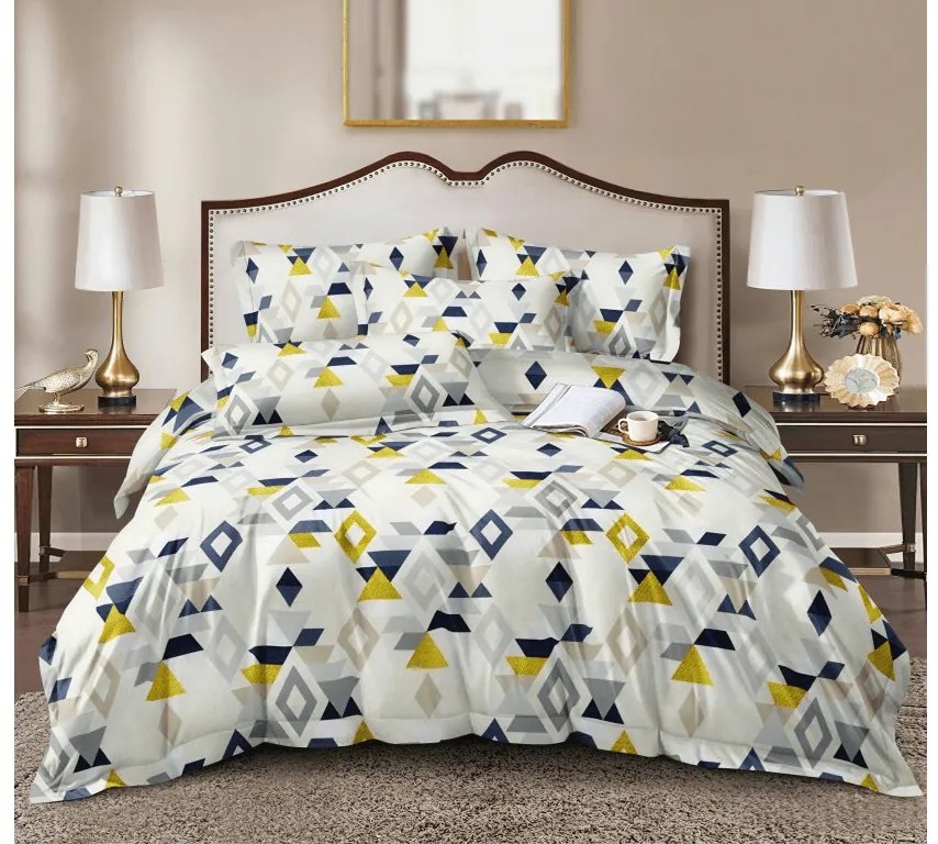 Mikroszálas ágyneműhuzat GEOMETRICA színes Ágyneműhuzat mérete: 70 x 90 cm | 140 x 220 cm