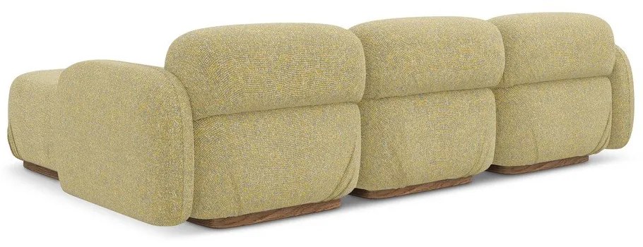 Sárga moduláris sarokkanapé (variálható sarok) Ailani – Makamii