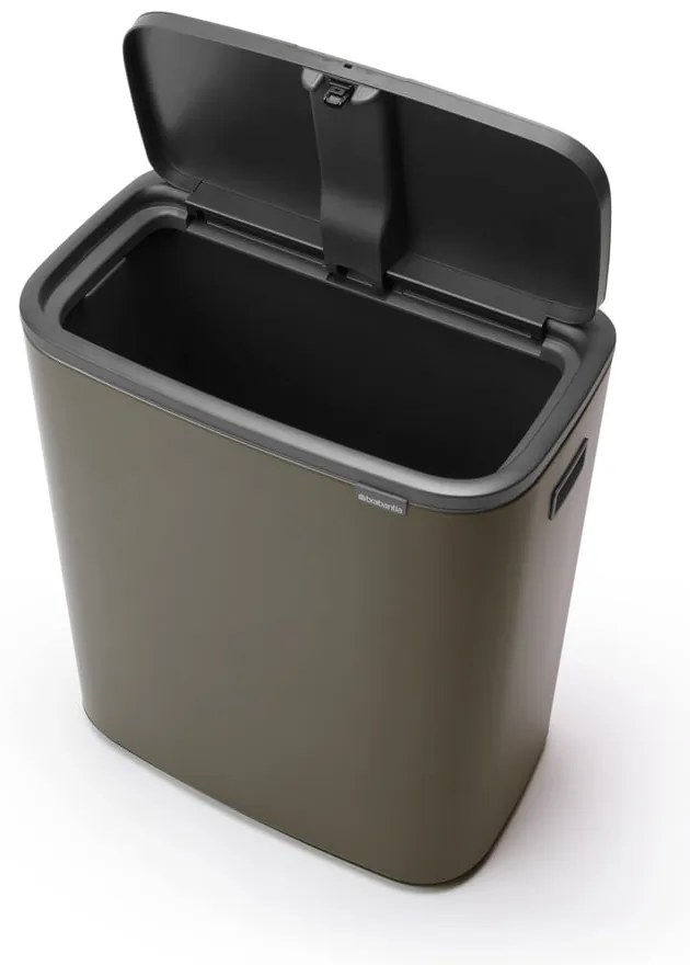 Szürke acél érintésre nyíló szemetes 60 l Bo Touch Bin – Brabantia