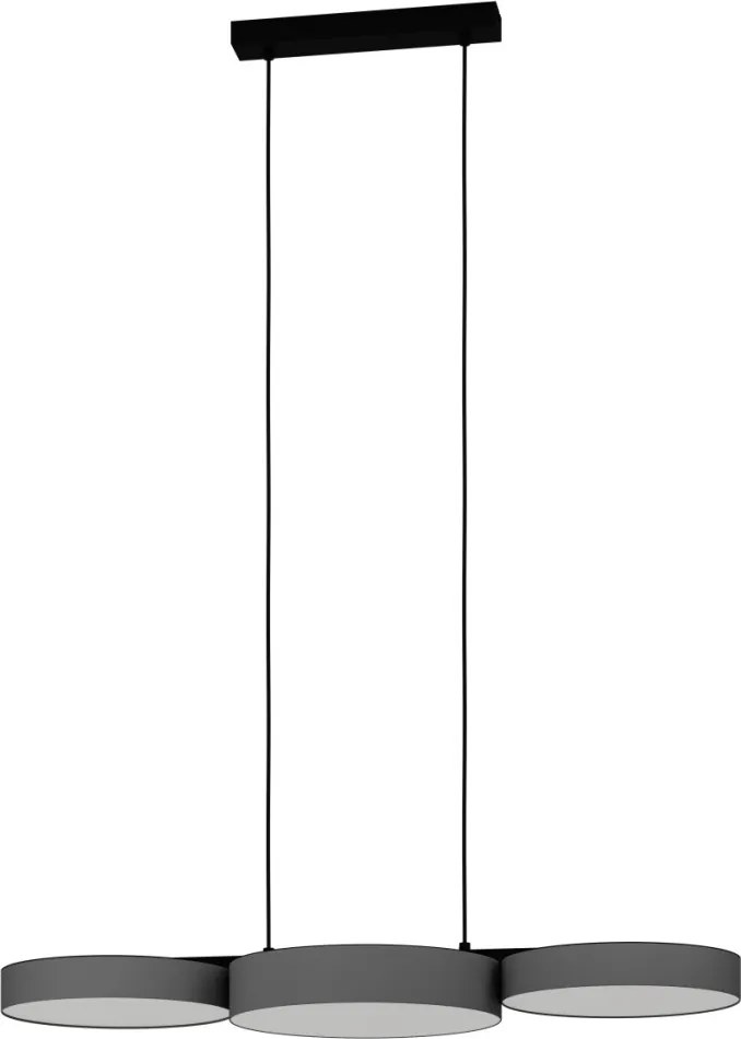 EGLO 900856 BARBANO Modern Led Függesztett Lámpa Fehér, Fekete, Szürke LED IP20