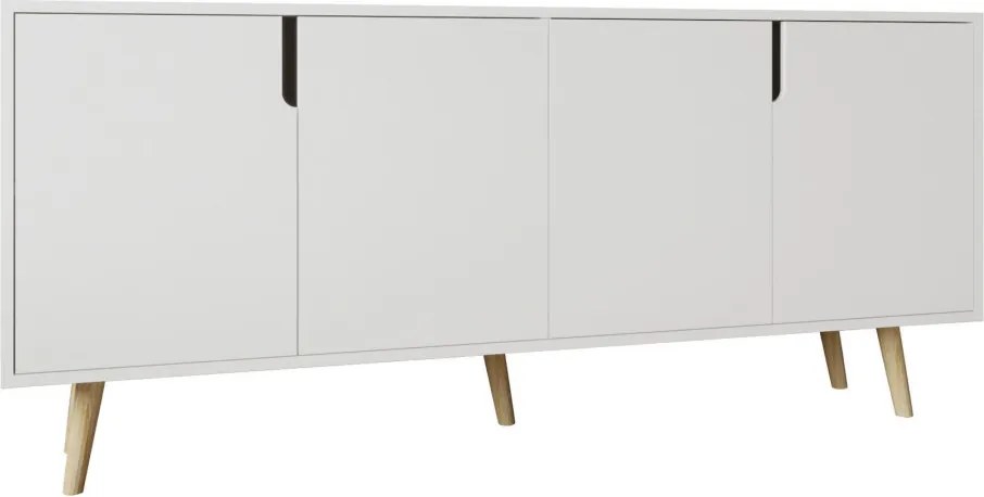 Latina komód, fehér, 180 cm