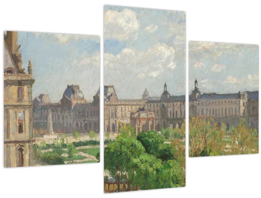 Kép - Camille Pissarro, Place du Carrousel, Paris, reprodukciók (90x60 cm)