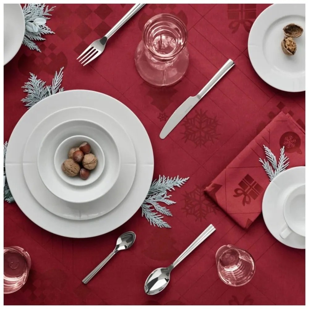 Damaszt asztalterítő karácsonyi mintával 150x220 cm Natale – Rosendahl