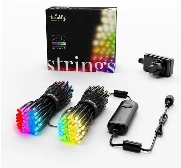 Twinkly TWS250SPP-BEU kültéri RGB LED karácsonyi fényfüzér 250 LED, 23,5 m, IP44