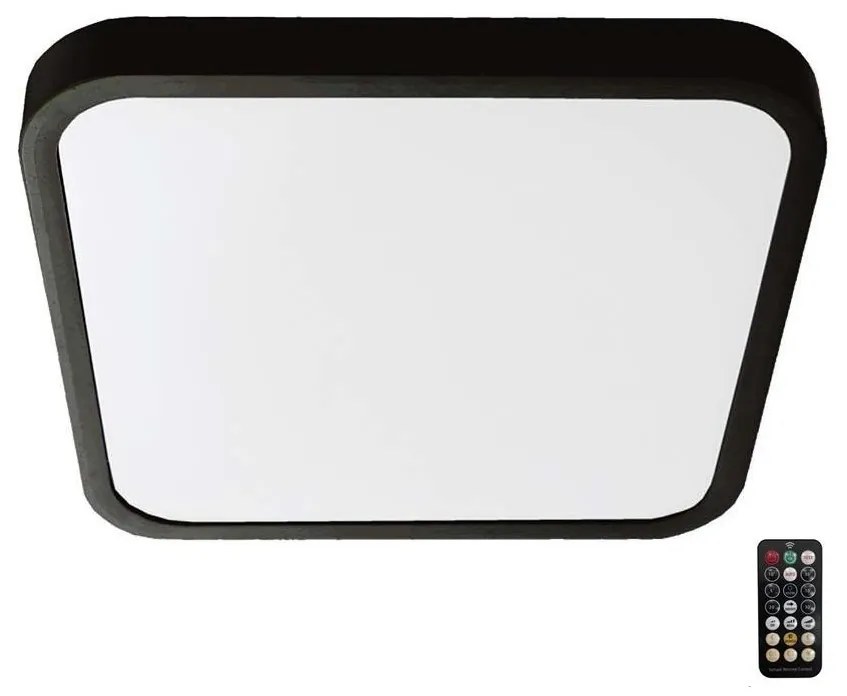 V-Tac LED Fürdőszobai mennyezeti lámpa érzékelővel LED/18W/230V 4000K IP44 fekete VT1655