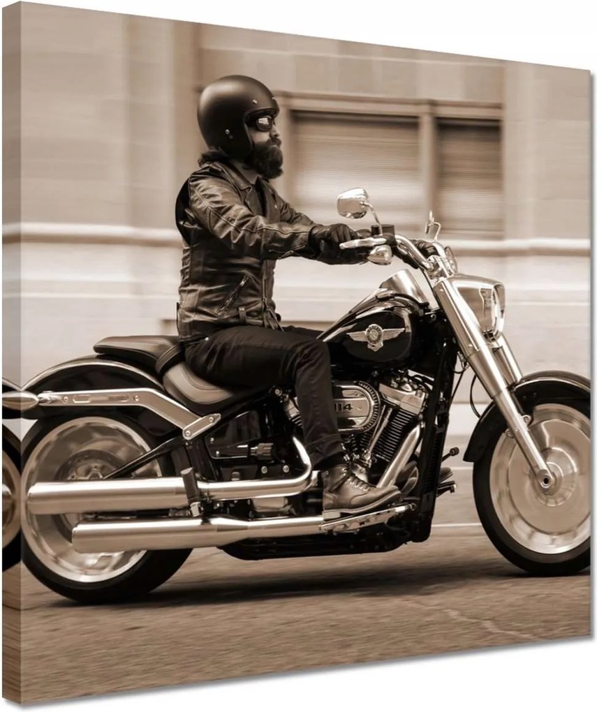Vászonkép 30x30 Harley Davidson Motorkerékpár