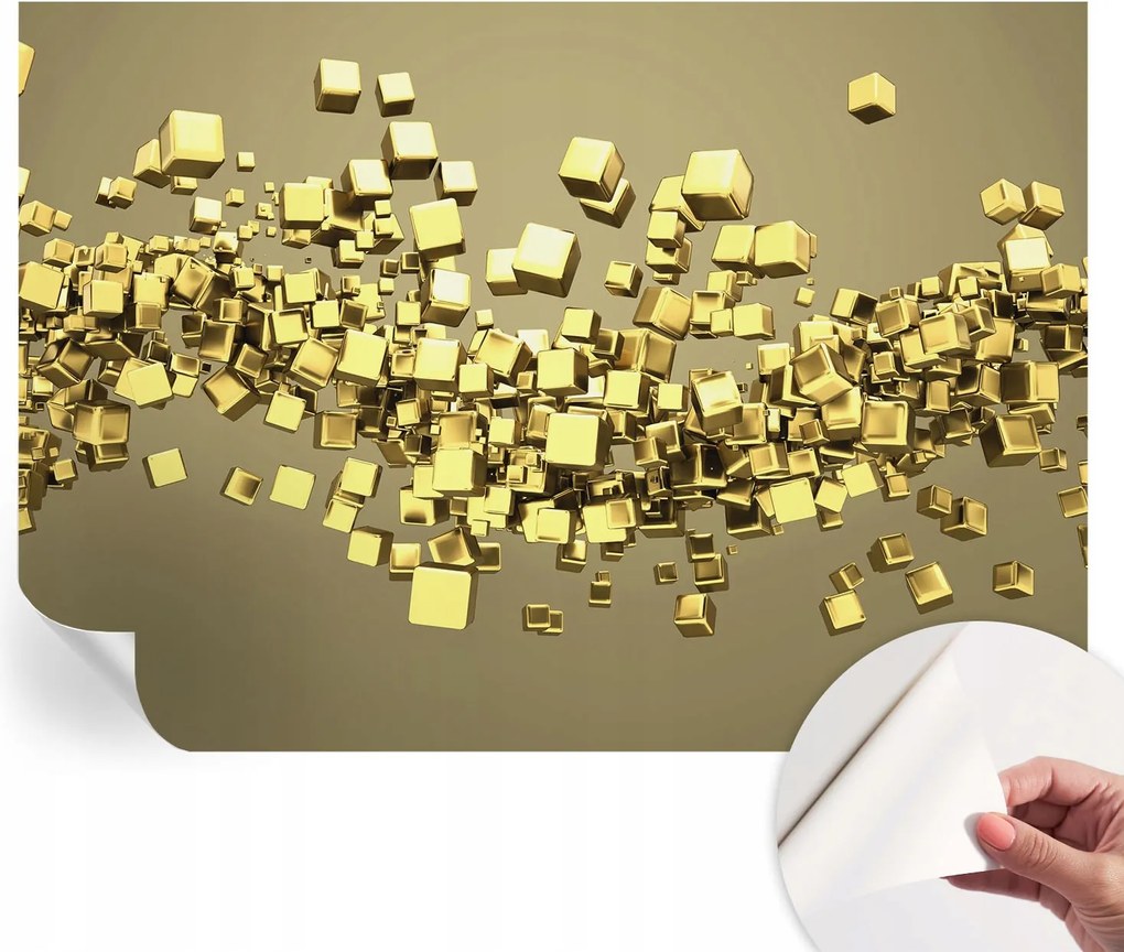 Fali fotótapéta Hálószobába Nappaliba Kreatív kockák 208x146 cm