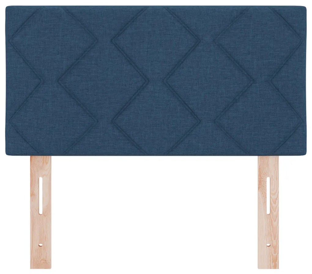 LED Fejtámla Gyémánt Blokk Dizájnnal Kék 80 cm Textil