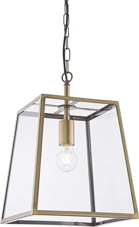 Endon klasszikus modern függeszték hurst antik sárgaréz átlátszó end95835