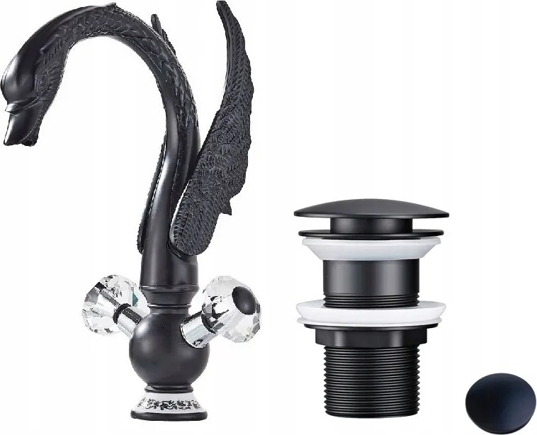 Mosdó csaptelep fekete Old Retro Black
