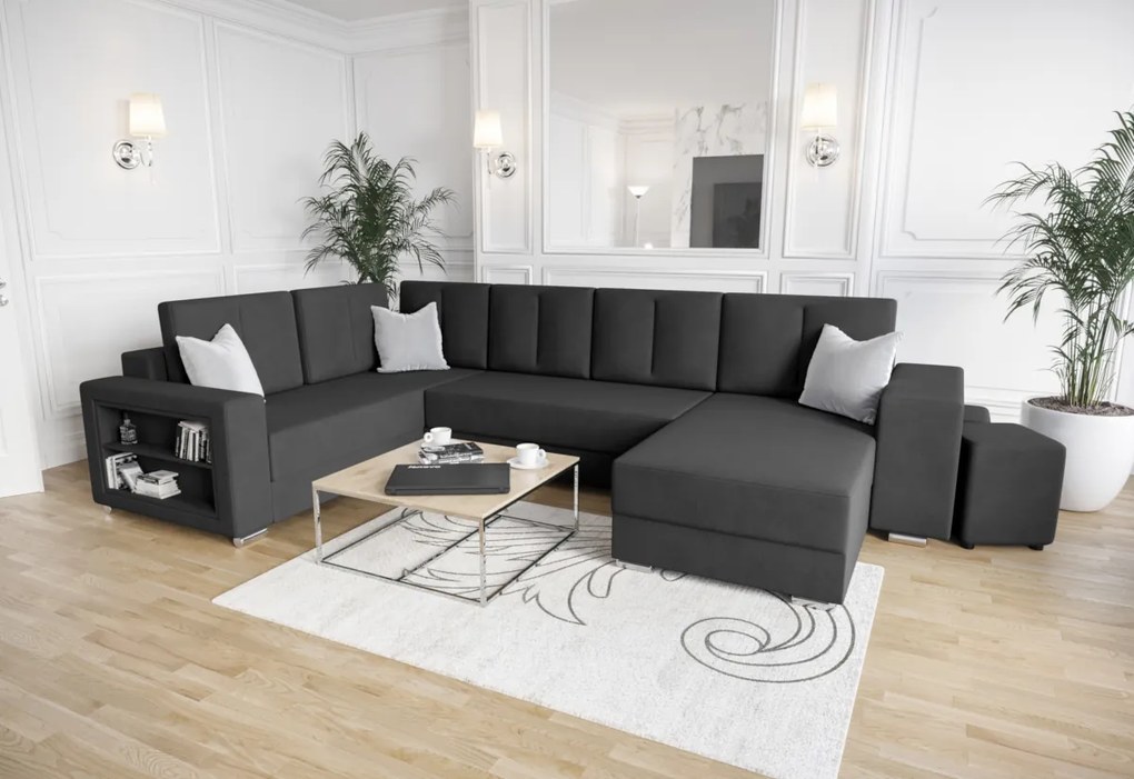 JENER U ágyazható sarok ülőgarnitúra, 326x90x180, itaka 33, jobb