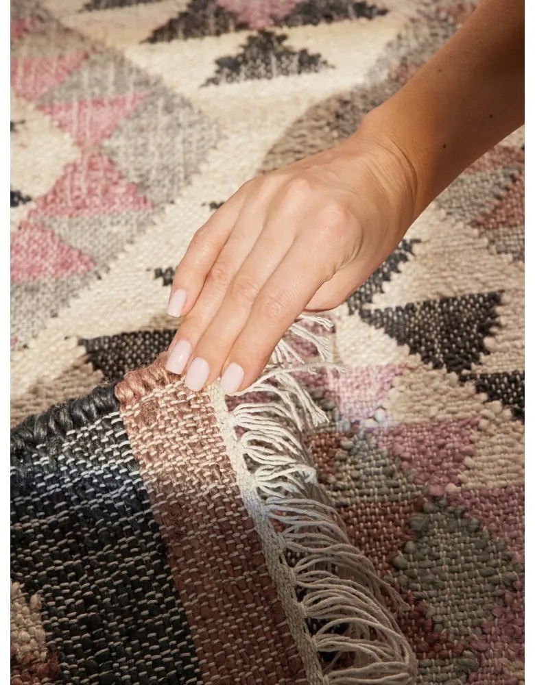 Szürke kézi szövésű juta szőnyeg 200x300 cm Roya Parsa – Elle Decoration