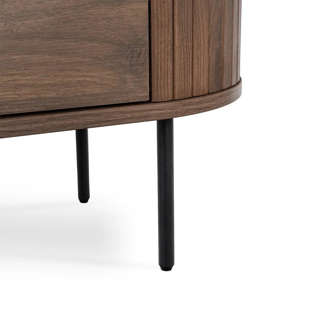 Komoda BECK 200 cm Czterodrzwiowa Orzech