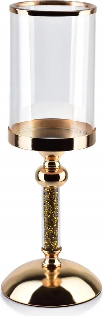 Rose Gold gyertyatartó Chantal Lampion 33,5 cm