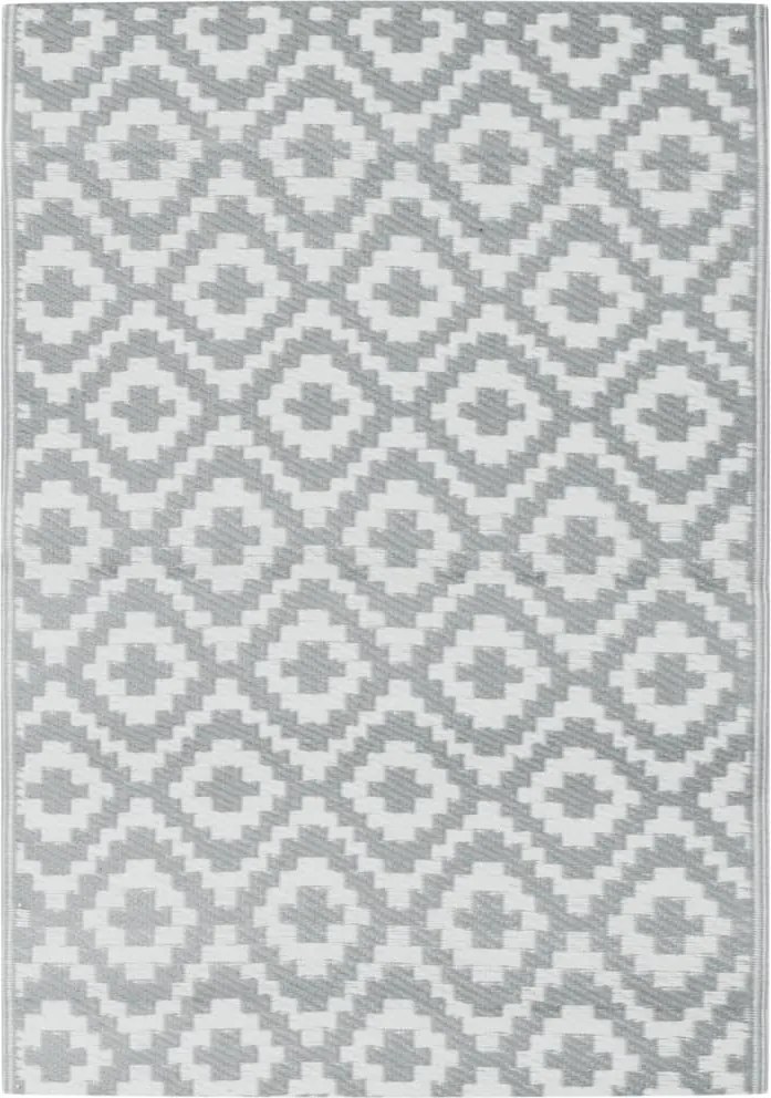 vidaXL kültéri szőnyeg ARAKIL szürke 140x200 cm PP
