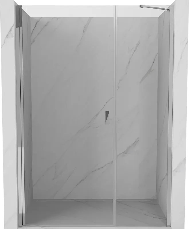 Mexen Mist-B nyitható zuhanyajtó 120 cm, átlátszó, króm - 8A2-120-001-01-00