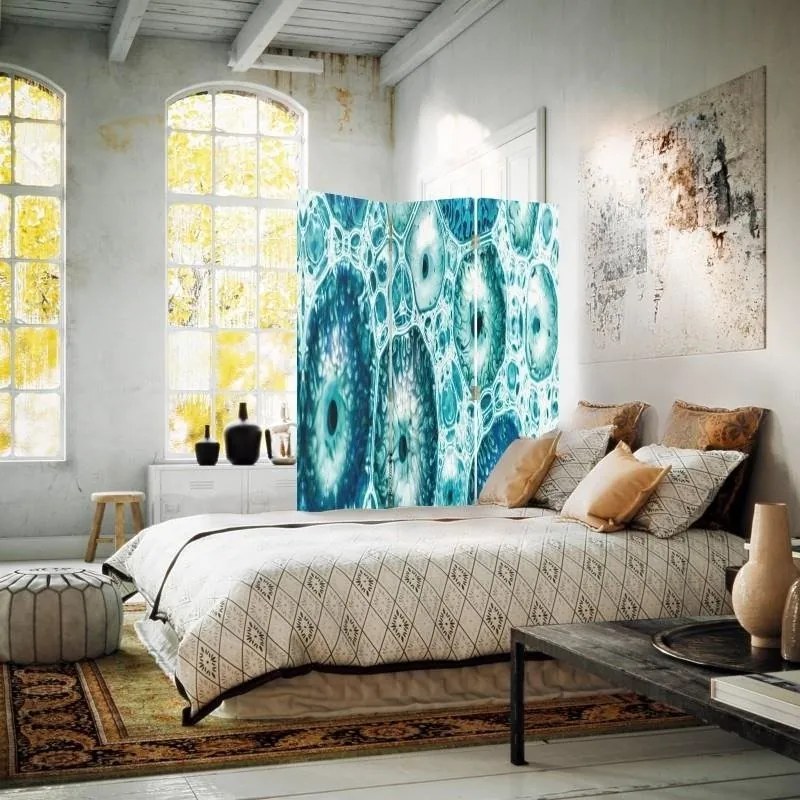 Gario Paraván Kék minta Méret: 180 x 170 cm, Kivitelezés: Klasszikus paraván