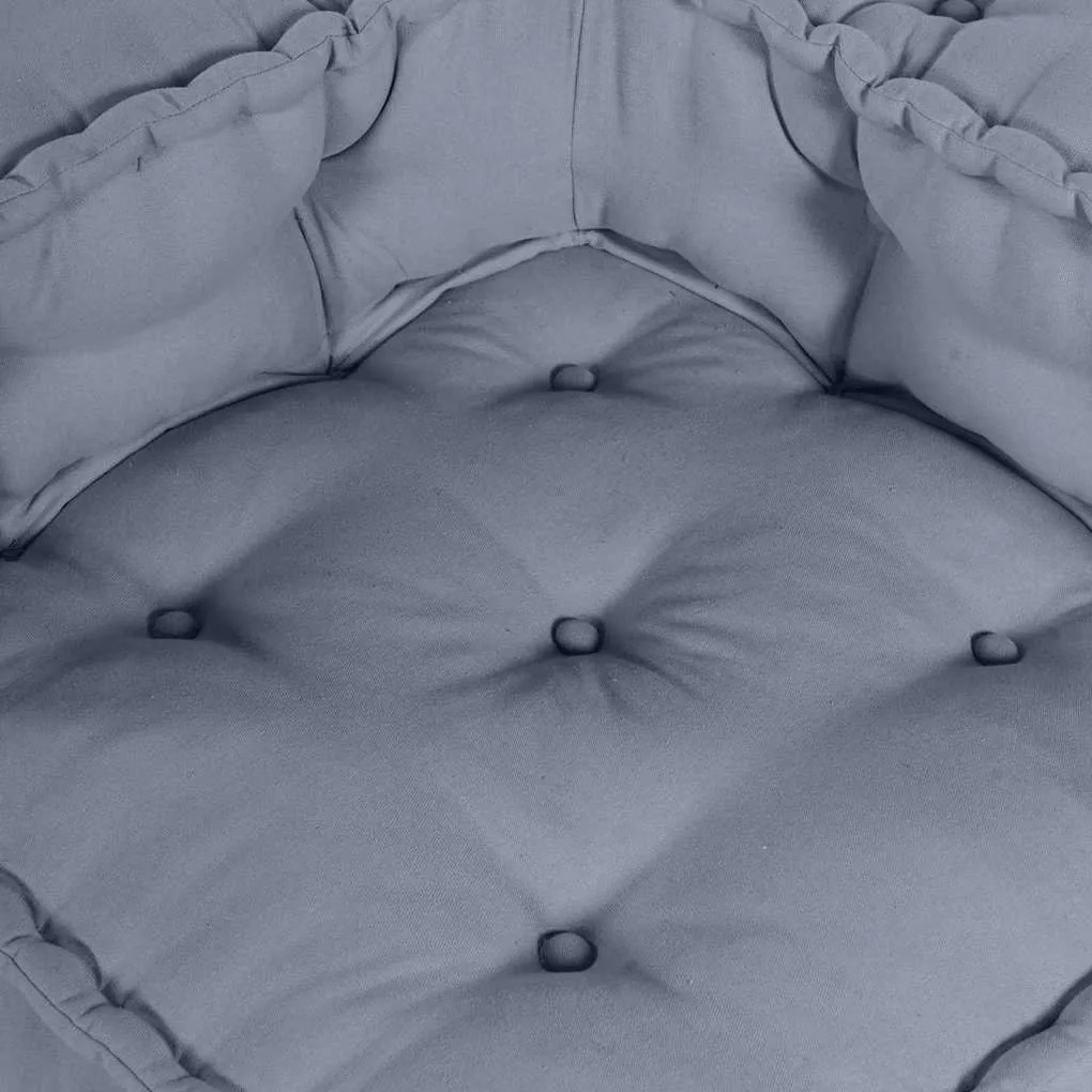 Párna 2 pcs Szürke 70 x 70 x 54 cm Poliészter