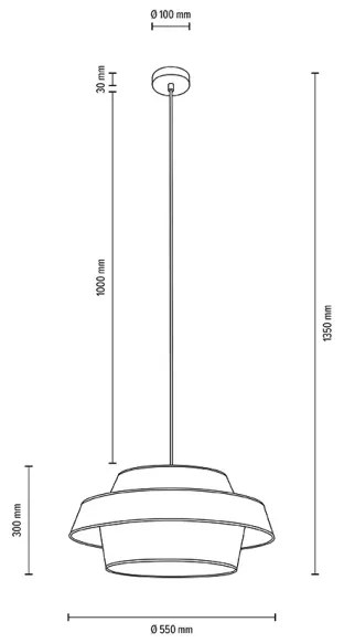 Spot-Light 150109104 - PRETO GOLD lógcsillár 1xE27/60W/230V