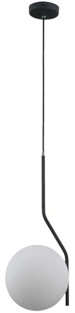 ITALUX PND-3300-1-BK - Csillár zsinóron CARIMI 1xE27/5W/230V fekete