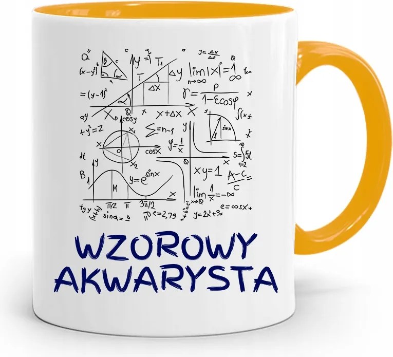 Akvarista Bögre Sárga Születésnapi Ajándék fényképes nyomtatással